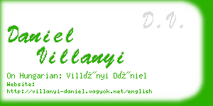 daniel villanyi business card